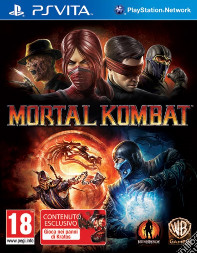 Mortal Kombat videogame di PSV