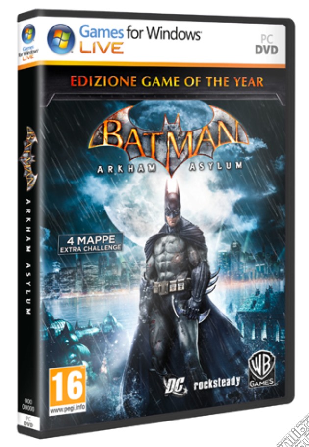 Batman Arkham Asylum GOTY videogame di PC