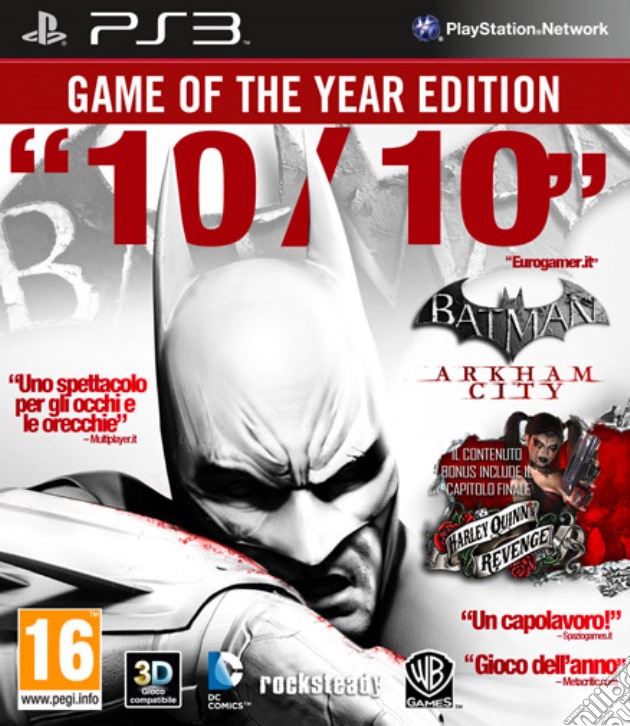 Batman Arkham City Goty videogame di PS3
