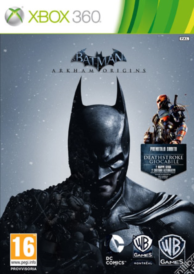 Batman Arkham Origins videogame di X360