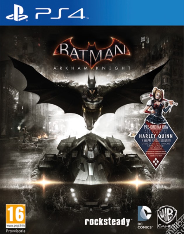 Batman Arkham Knight Preorder Edition videogame di PS4