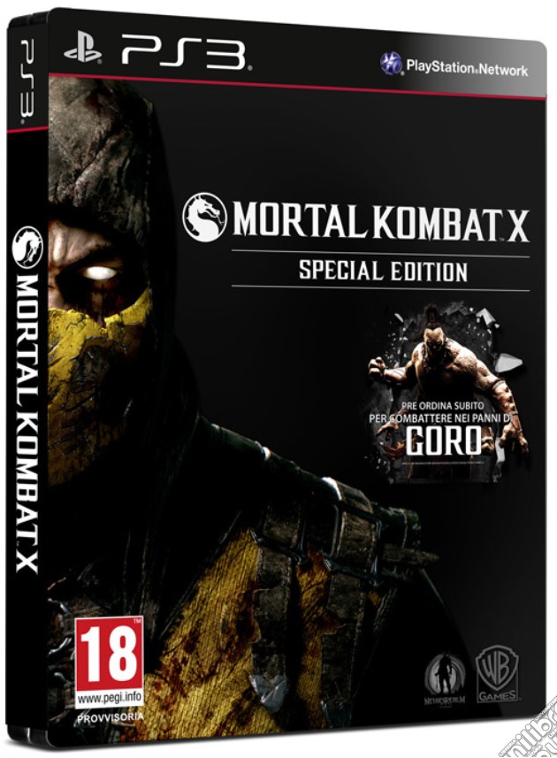 Mortal Kombat X Preorder Edition videogame di PS3