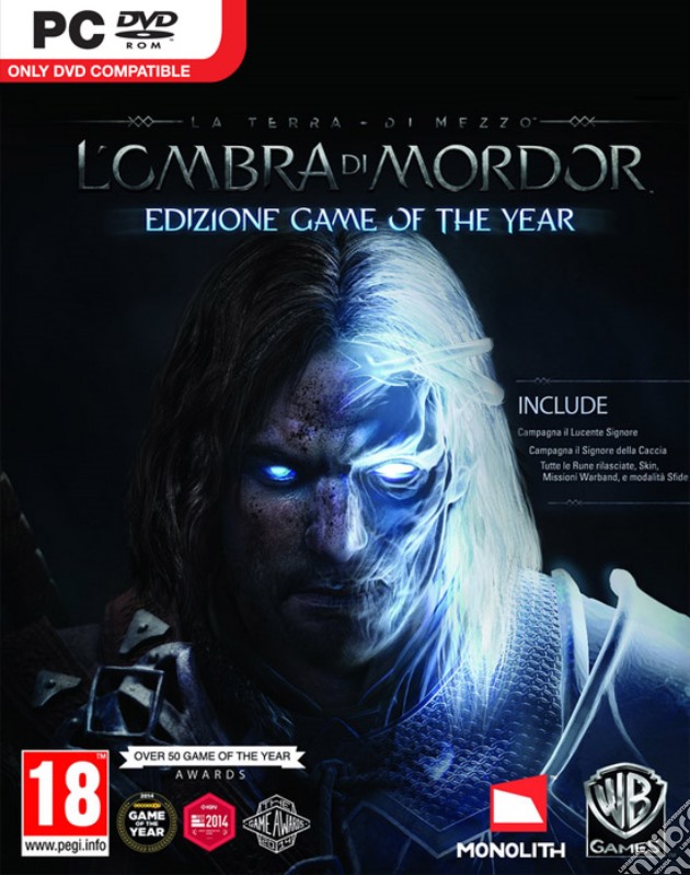 Terra di Mezzo-L'Ombra di Mordor GOTY Ed videogame di PC
