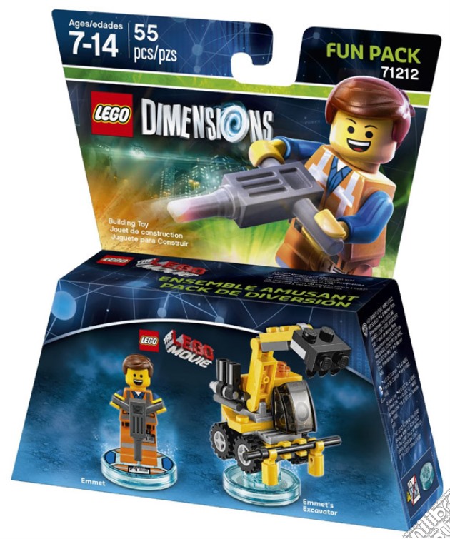 LEGO Dimensions Fun Pack Movie Emmet videogame di ACC