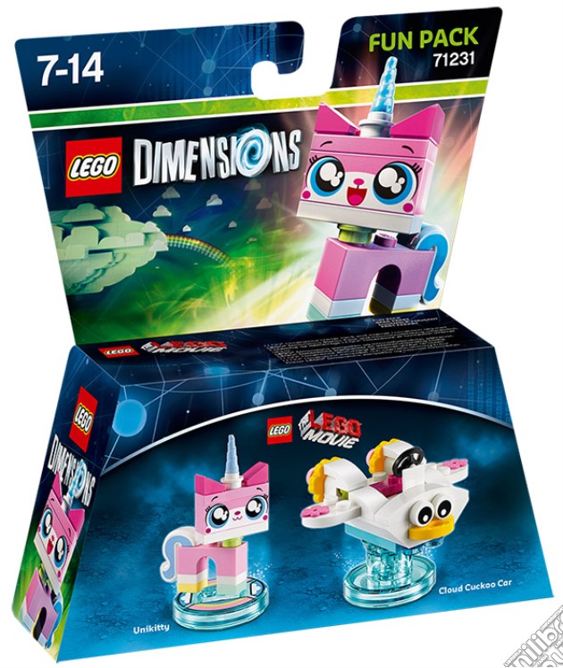 LEGO Dimensions Fun Pack Movie Unikitty videogame di ACC