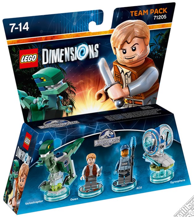 LEGO Dimensions Team Pack Jurassic World videogame di TTL