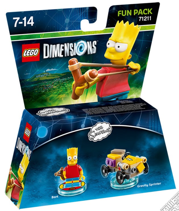 LEGO Dimensions Fun Pack Simpsons Bart videogame di TTL