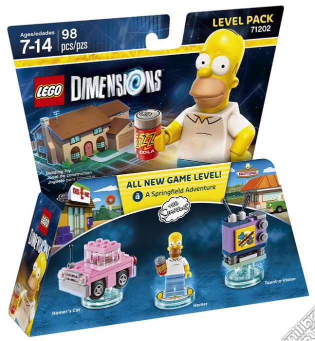 LEGO Dimensions Level Pack Simpson Homer videogame di TTL