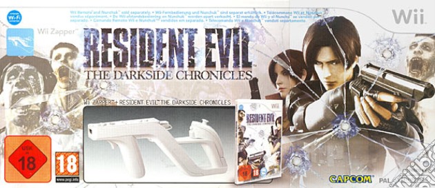 Resident Evil Darkside + Zapper videogame di WII