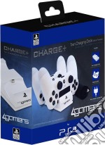 4GAMERS PS4 Stand Ricarica 2 Dualshock White