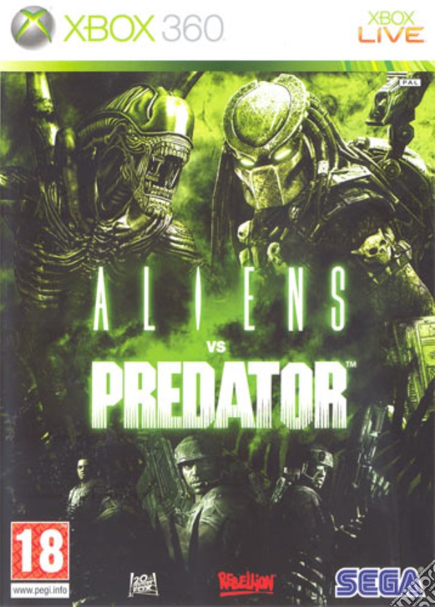Aliens Vs Predator videogame di X360