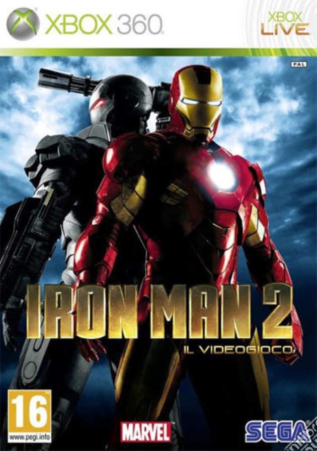 Iron Man 2 videogame di X360