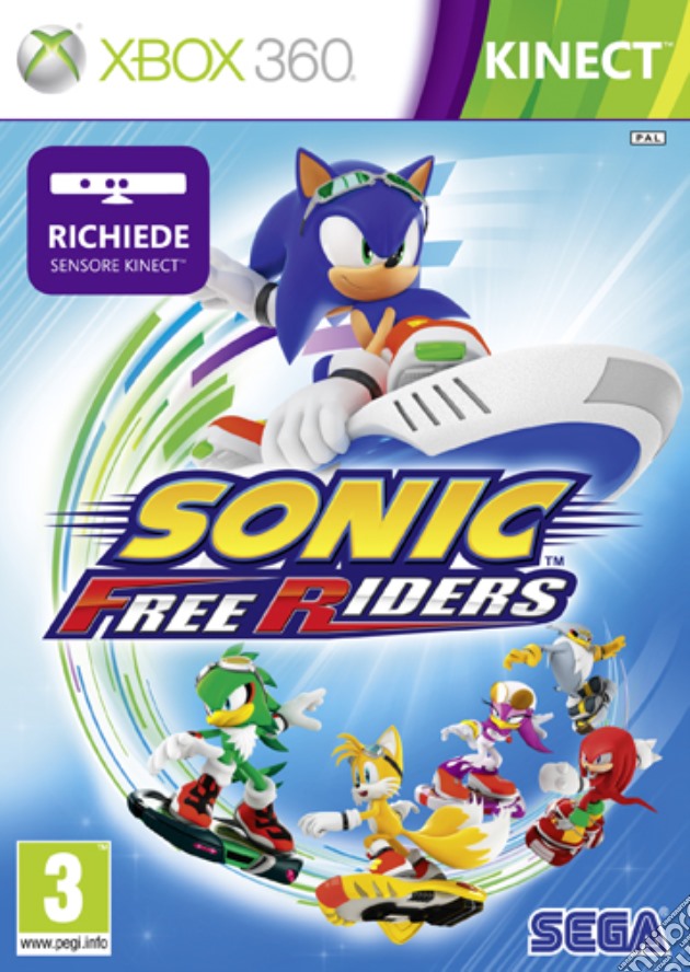 Sonic Freeriders videogame di X360