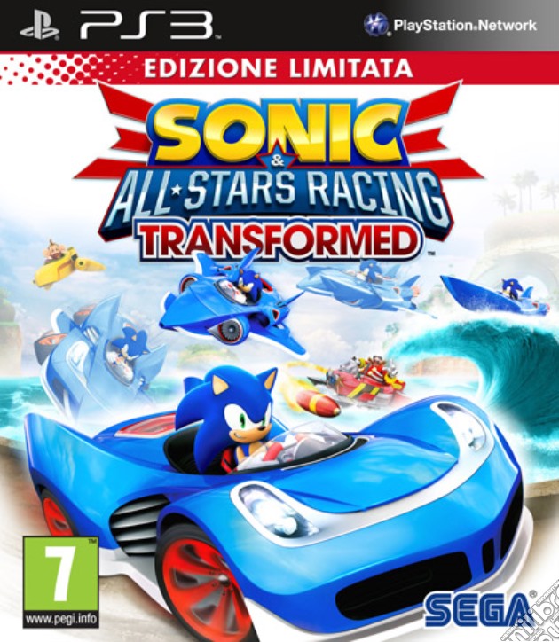 Sonic All Star Racing Transformed Ltd Ed videogame di PS3