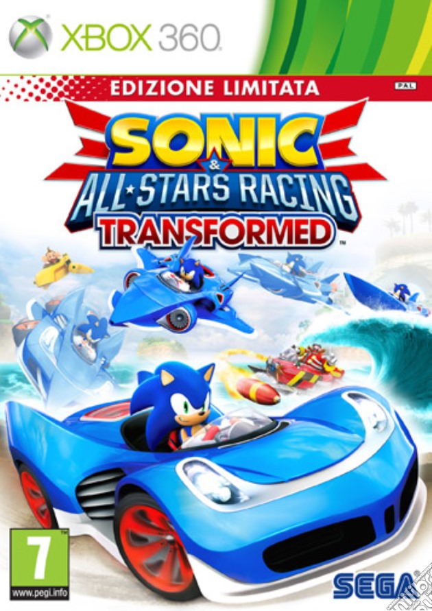 Sonic All Star Racing Transformed Ltd Ed videogame di X360
