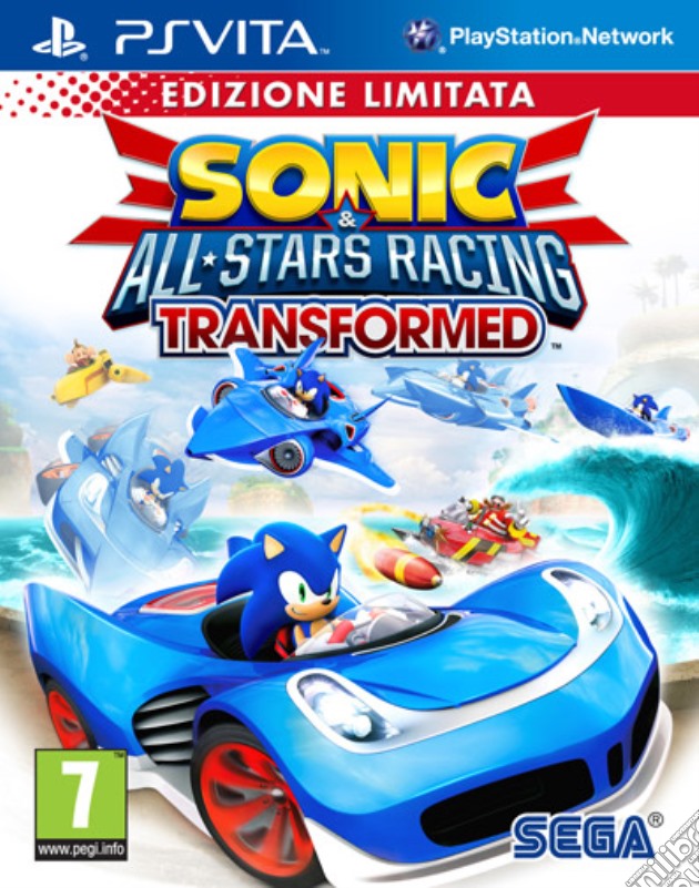 Sonic All Star Racing Transformed Ltd Ed videogame di PSV