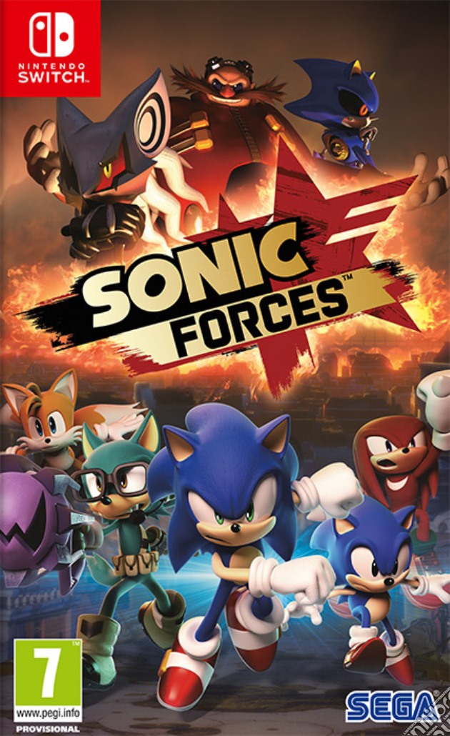 Sonic Forces videogame di SWITCH