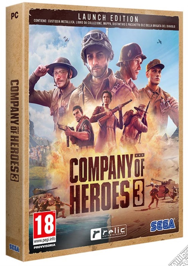 Company of Heroes 3 Launch Edition Metal Case videogame di PC