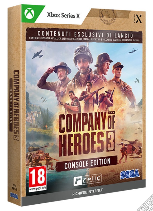 Company of Heroes 3 Launch Edition Metal Case videogame di XBX