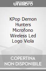 KPop Demon Hunters Microfono Wireless Led Logo Viola game acc