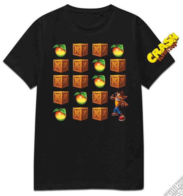 T-Shirt Crash Bandicoot Apple Crate Tee M videogame di TSH