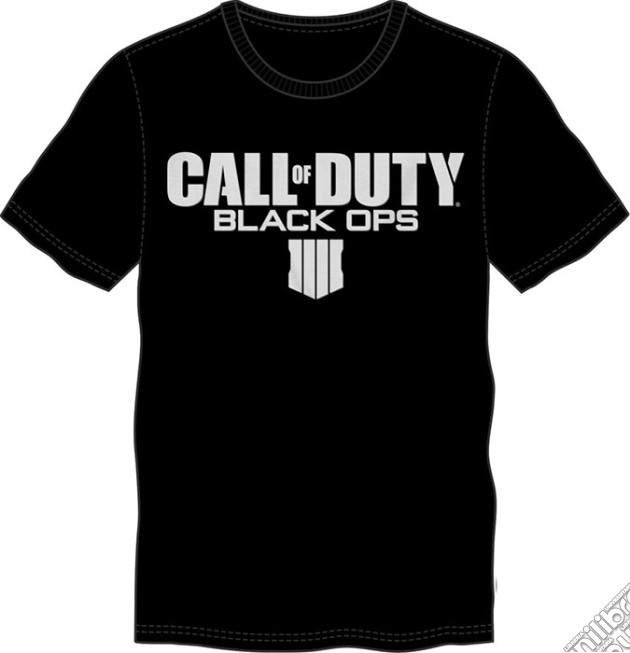 T-Shirt Call Of Duty Black Logo S videogame di TSH