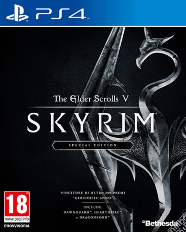 Skyrim Special Edition videogame di PS4
