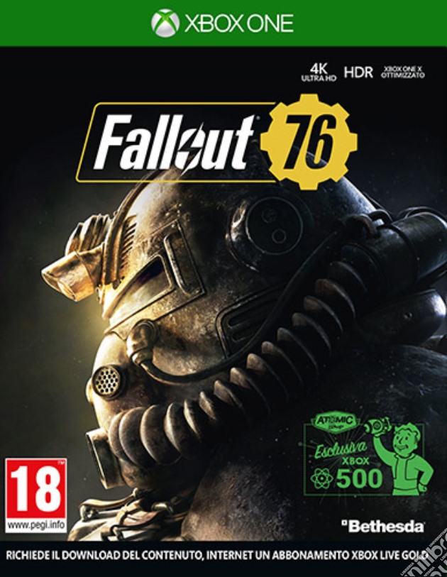 Fallout 76 videogame di XONE