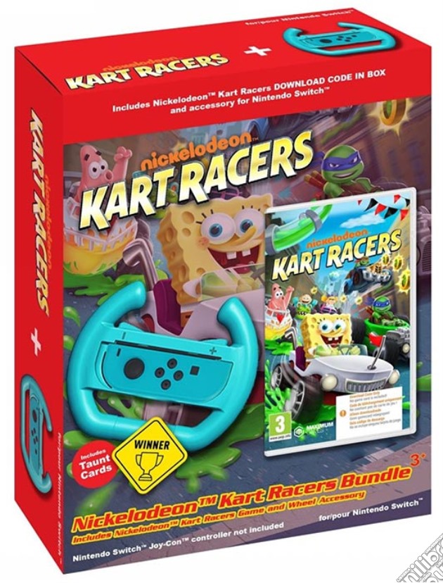 XBITE Nickelodeon Kart Racers Bundle videogame di SWITCH