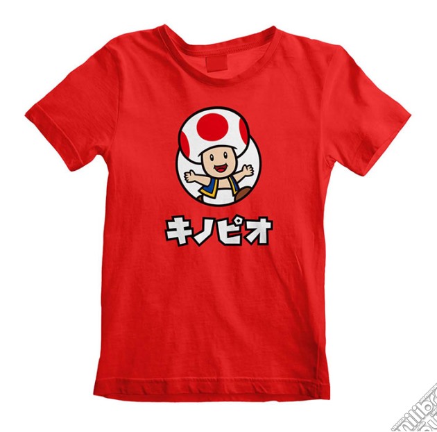 T-Shirt Nintendo Super Mario Toad 3-4 Anni videogame di TSH