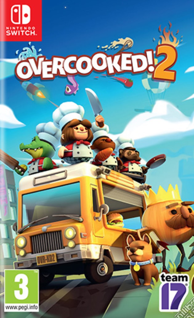 Overcooked 2 videogame di SWITCH