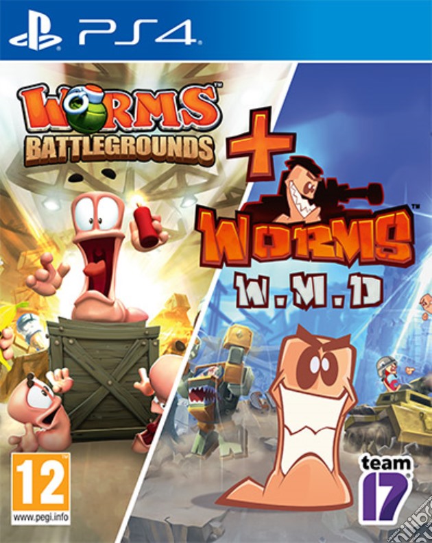 Worms Battlegrounds + Worms WMD videogame di PS4