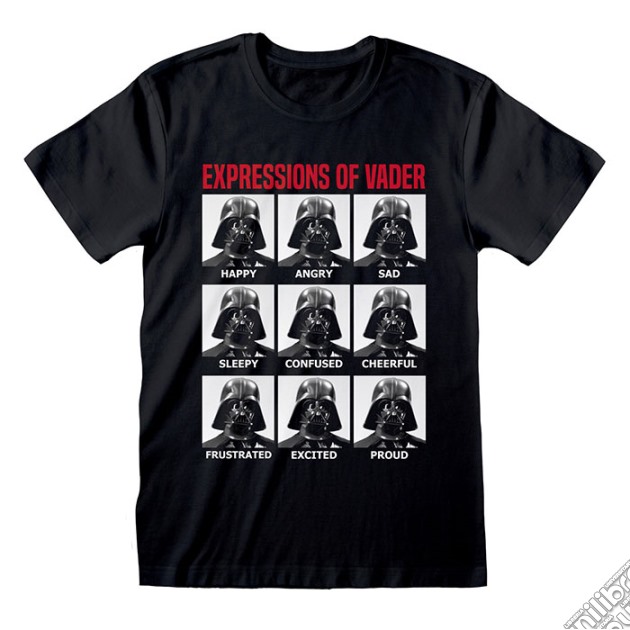 T-Shirt Star Wars Expressions Of Vader XXL videogame di TSH