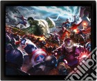 Quadro 3D Marvel Future Fight Heroes Assault game acc