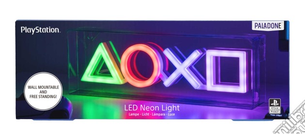 Paladone Lampada Neon PlayStation Simboli videogame di GLAM