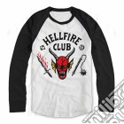 T-Shirt Manica 3/4 Stranger Things Hellfire Club S4 L game acc