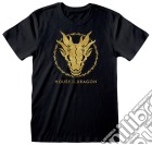 T-Shirt House of the Dragon Gold Ink Skull S game acc