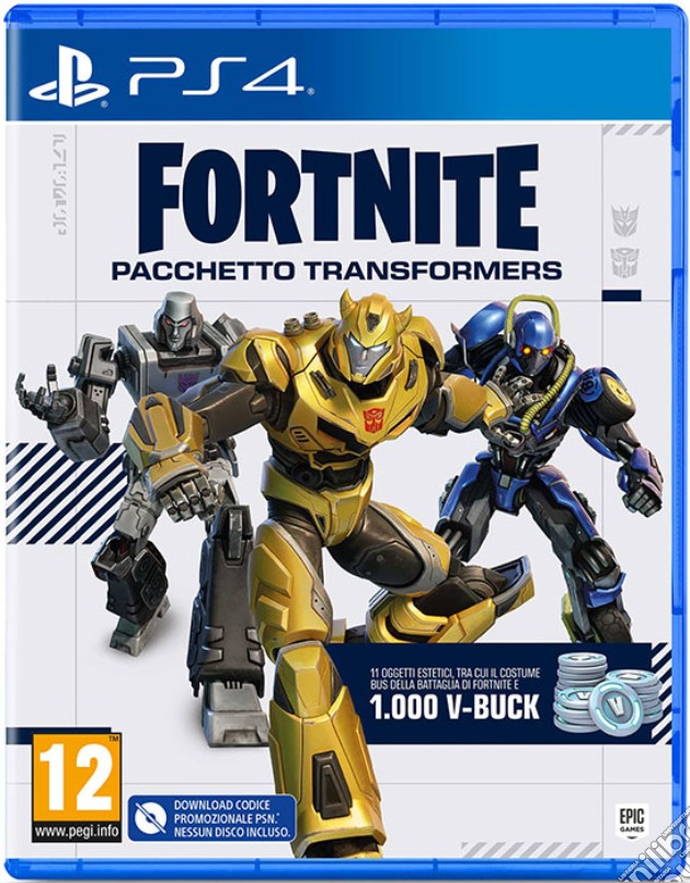 Fortnite Pacchetto Transformers (CIAB) videogame di PS4