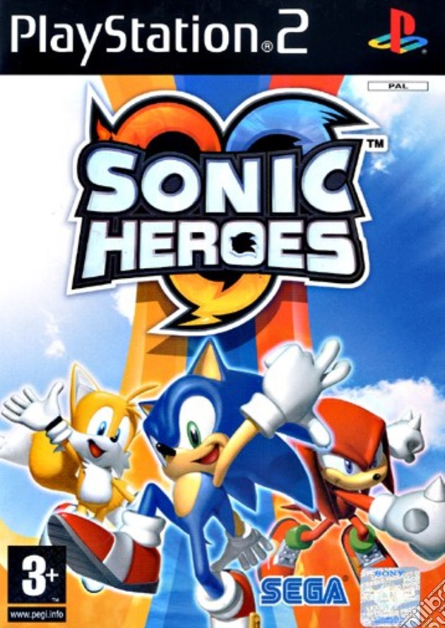 Sonic Heroes videogame di PS2
