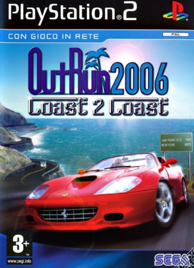 Outrun 2006 Coast 2 Coast videogame di PS2
