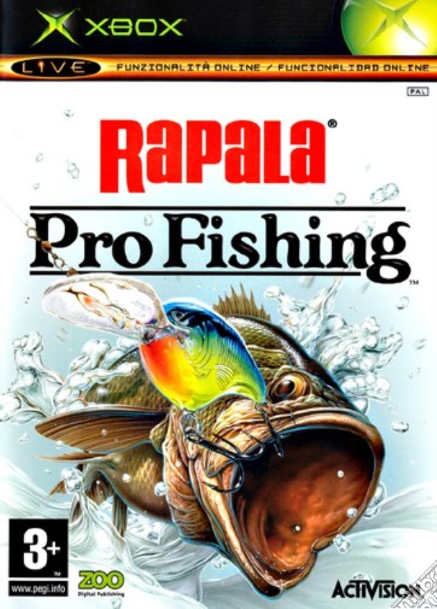 Rapala Pro Fishing videogame di XBOX