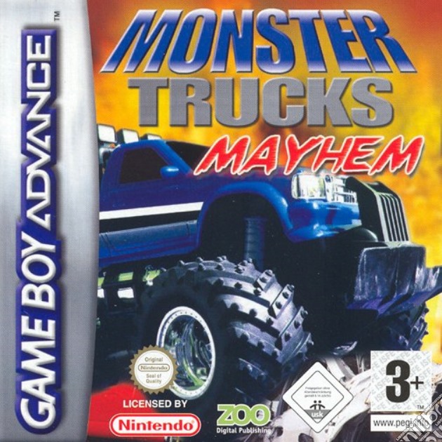 Monster Trucks Mayhem videogame di GBA