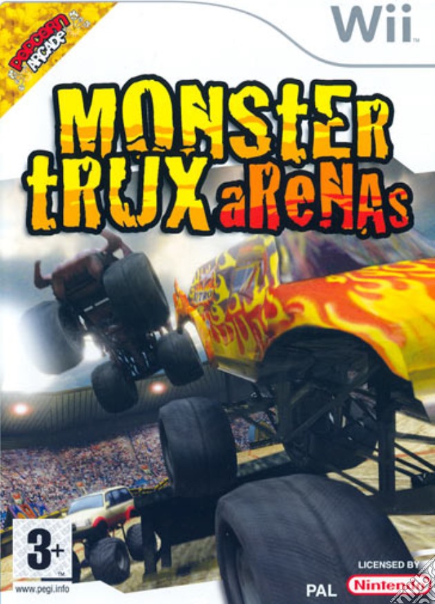 Monster Trux Arenas videogame di WII