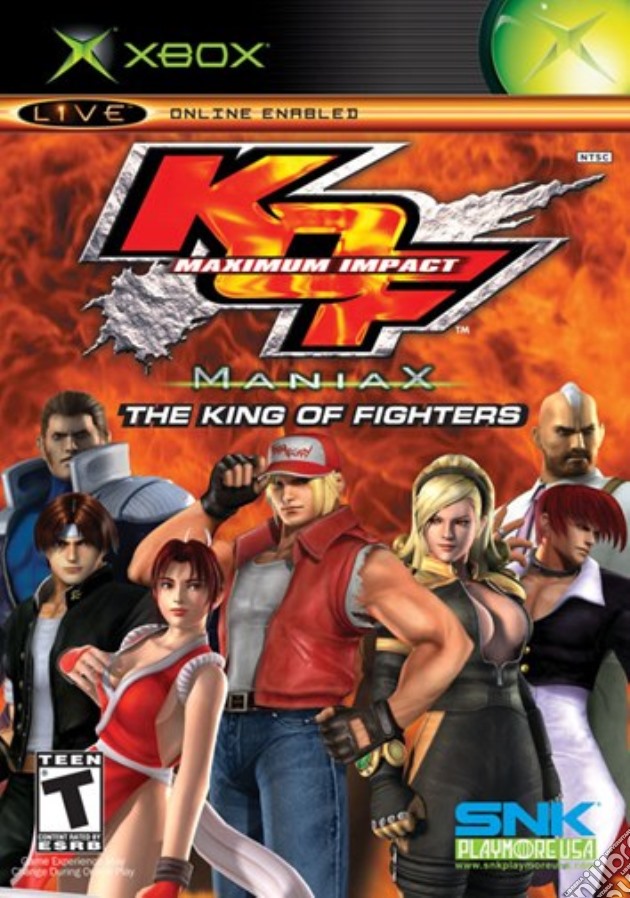 King of Fighter Maximum Impact Maniax videogame di XBOX