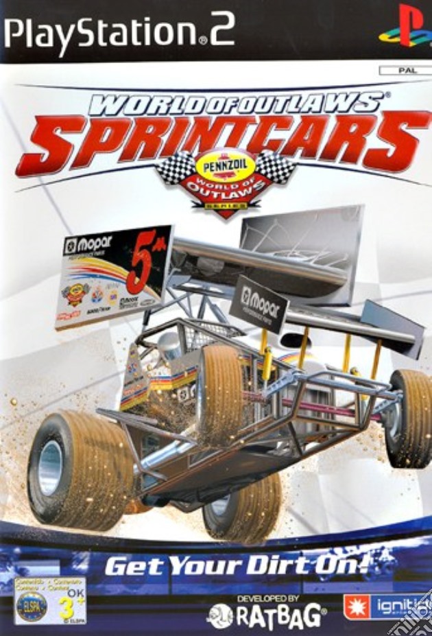 Sprint Cars: World of Outlaws videogame di PS2