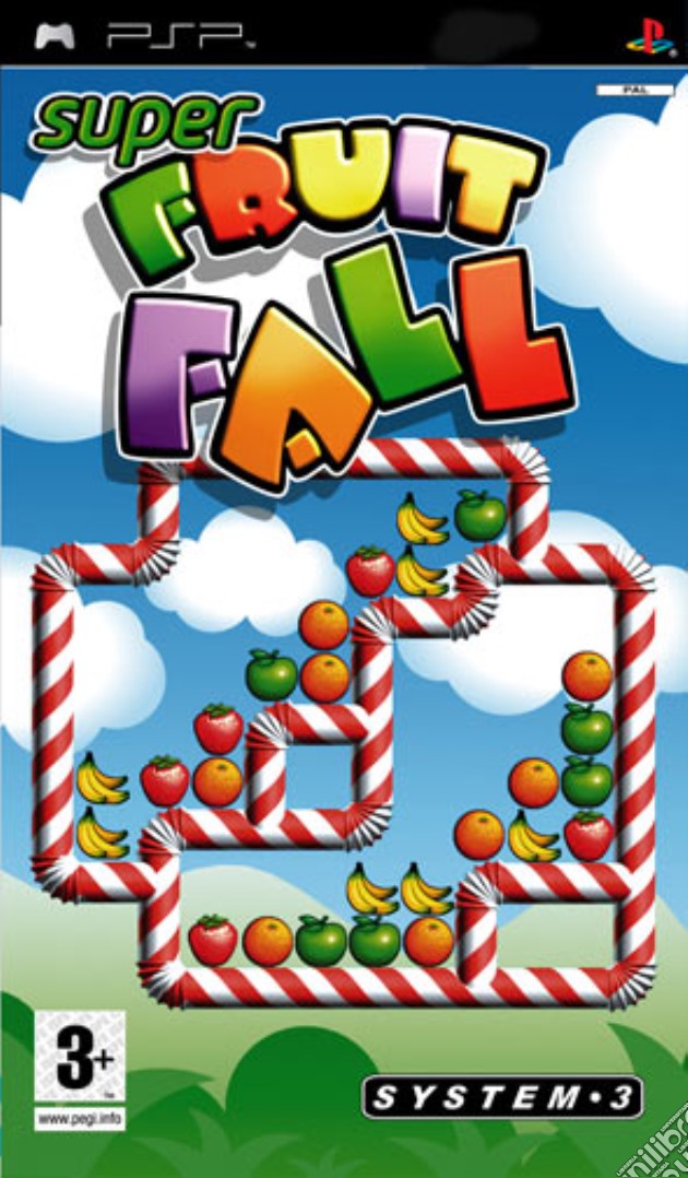 Super Fruitfall videogame di PSP