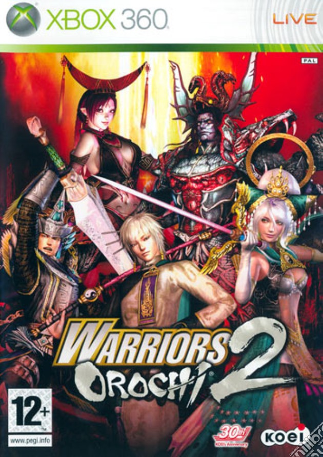Orochi Warriors 2 videogame di X360
