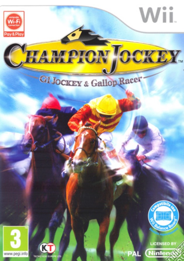 Champion Jockey videogame di WII