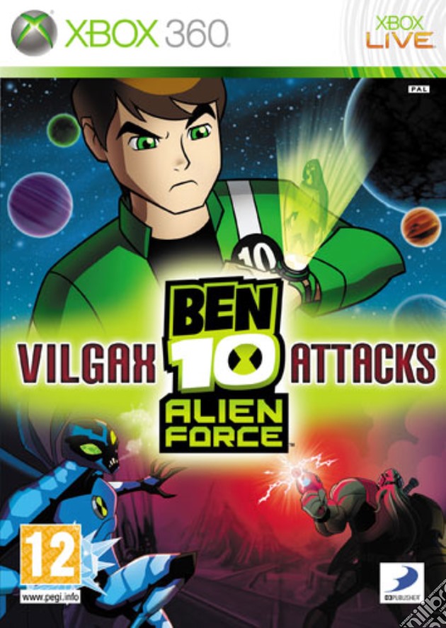 Ben 10 Alien Force: Vilgax Attacks videogame di X360