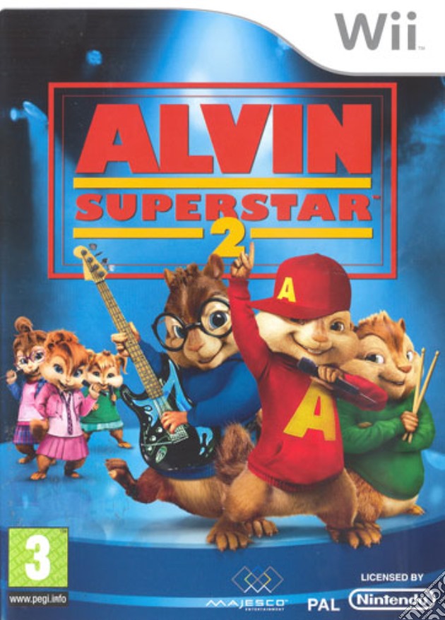 Alvin Superstar 2 videogame di WII